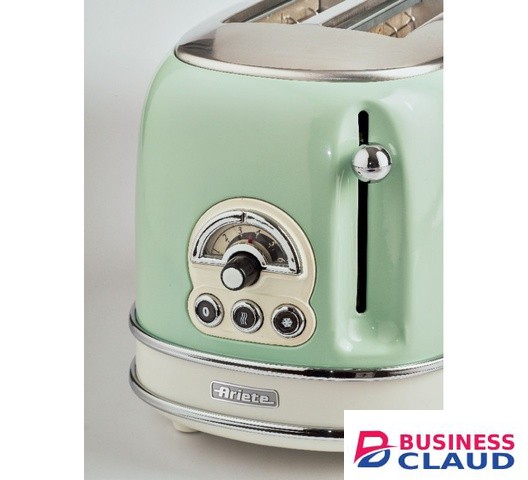 Ariete Vintage 2 Slice 800W Green Toaster