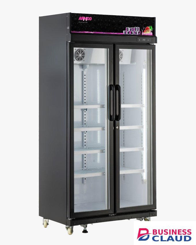 Armco ASC-700 580L No Frost Double Glass Door Showcase Cooler Refrigerator
