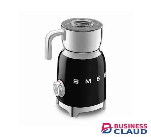 SMEG MFF11BLUK 250ML Black Induction Milk Frother