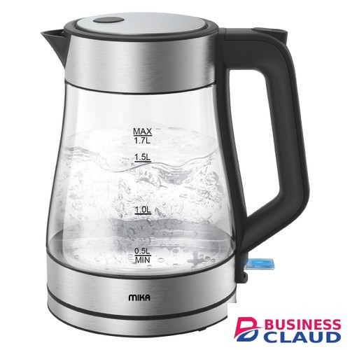 MIKA Kettle 1.7L Glass 360º Cordless Kettle