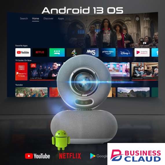 Promate Multi-function wireless 4K UHD Projector