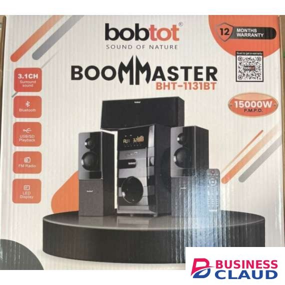 Bobtot BoomMaster BHT-1131BT 3.1CH Bluetooth Home Theater System