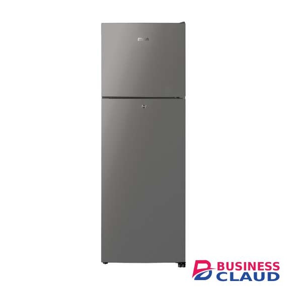 MIKA MRNF202XLB 202L Double Door Top Mount Freezer No Frost Inox Line Brush Fridge