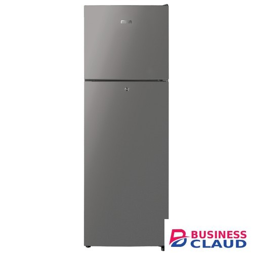 MIKA MRNF202XLB 202L Double Door Top Mount Freezer No Frost Inox Line Brush Fridge