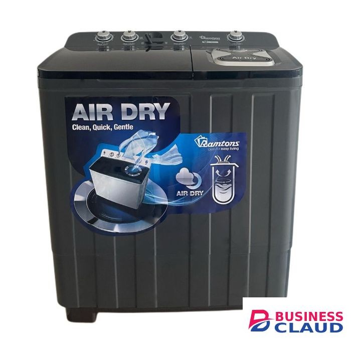 Ramtons RW/214 15KG washer 7KG spin Twin tub semi automatic Washing Machine