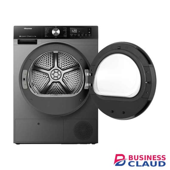 Hisense DH3S902BT Inverter Heat Pump 9KG Grey Dryer