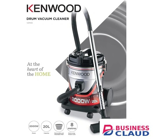 Kenwood VDM40.000BR 20L Drum Vacuum Cleaner