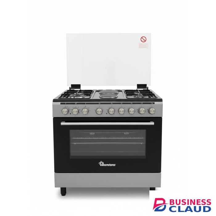 Ramtons RC/596 4Gas + 2 Electric 90X60 Silver Cooker