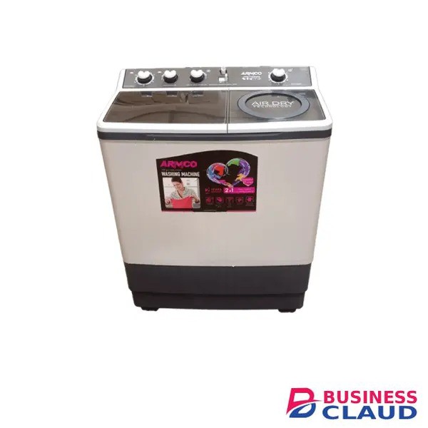 Armco AWM-TT805P Twin Tub 1350RPM 8Kg Washing Machine