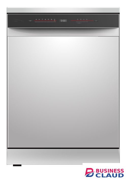 MIKA MDWFS1402P7S 14 Place Setting Silver Dish Washer