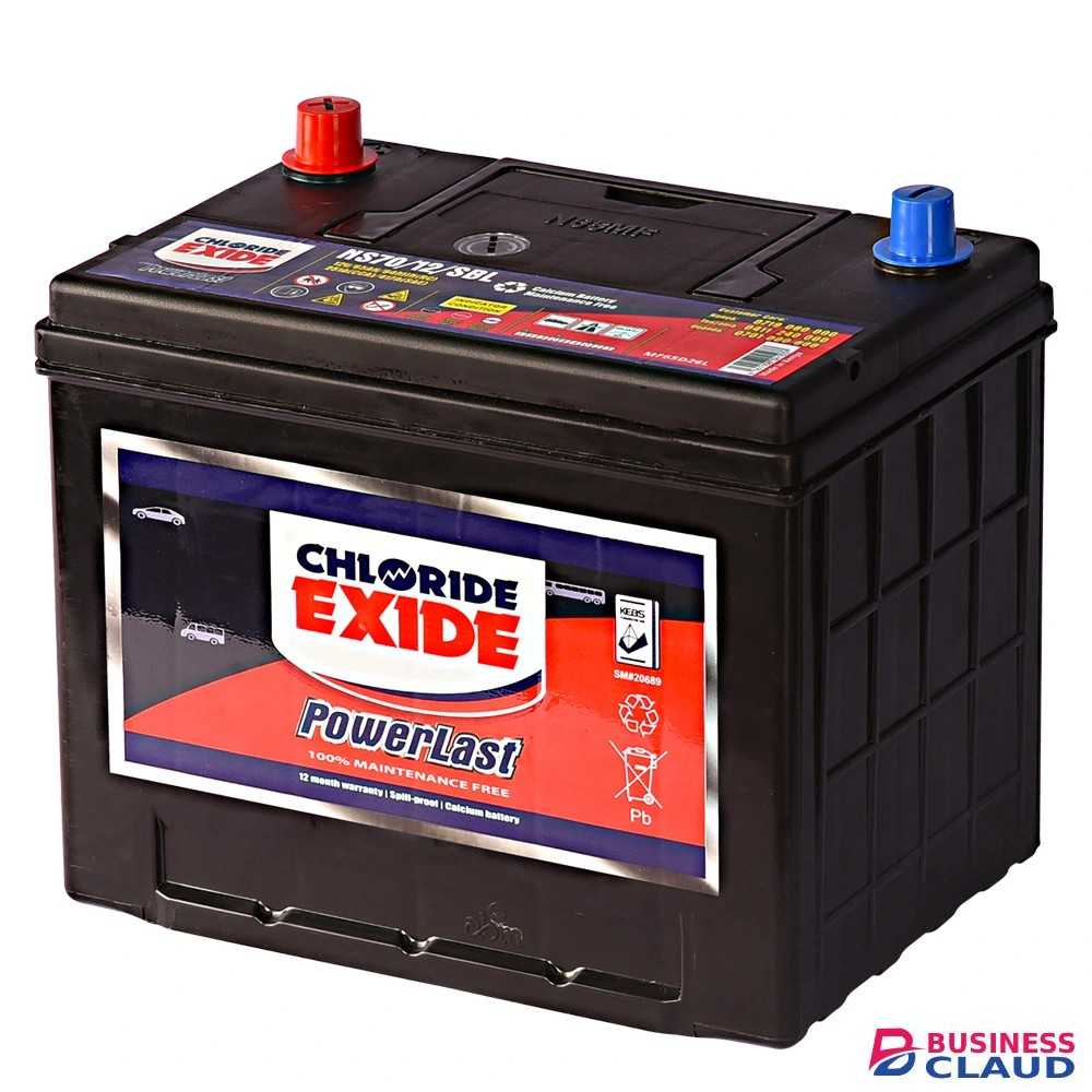 Chloride Exide Power last MF65D26R NS70 12 SBR Automotive Battery