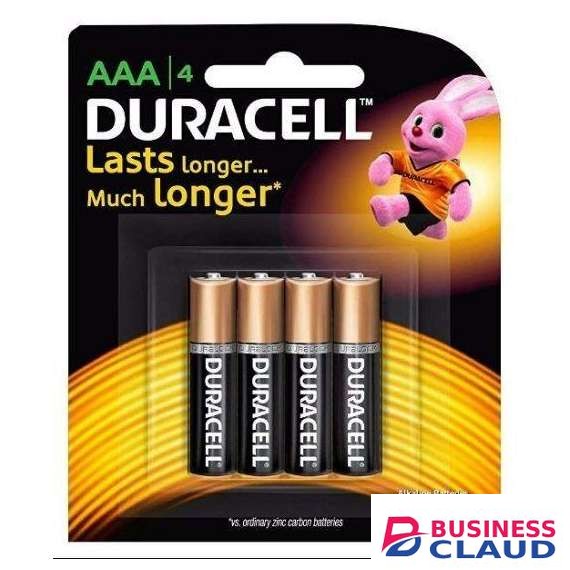 Duracell 4Pack AAA alkaline Batteries