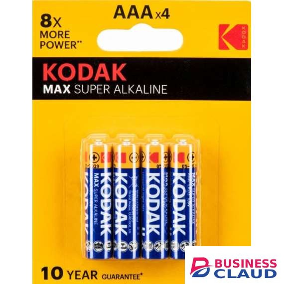 Kodak 4Pack AAA Alkaline Batteries