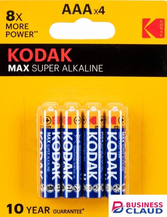 Kodak 4Pack AAA Alkaline Batteries