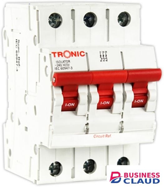 Tronic 100Amp 3 Pole Isolator