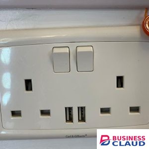 Carl and Gilberts Twin Socket Outlet with USB