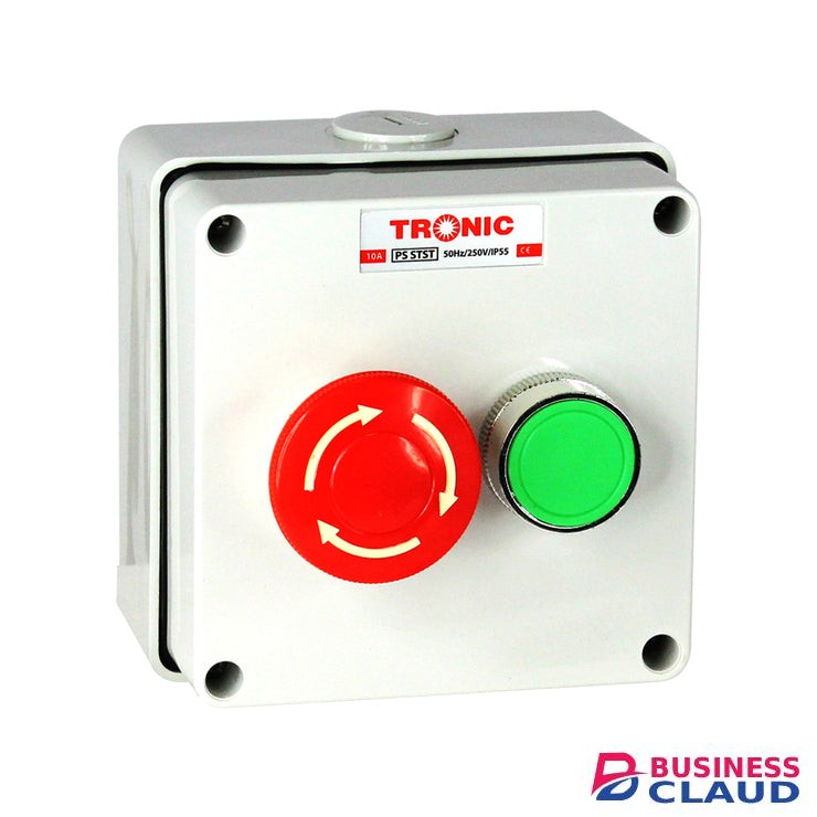 Tronic PS STST Push Button Start And Emergency Stop Station