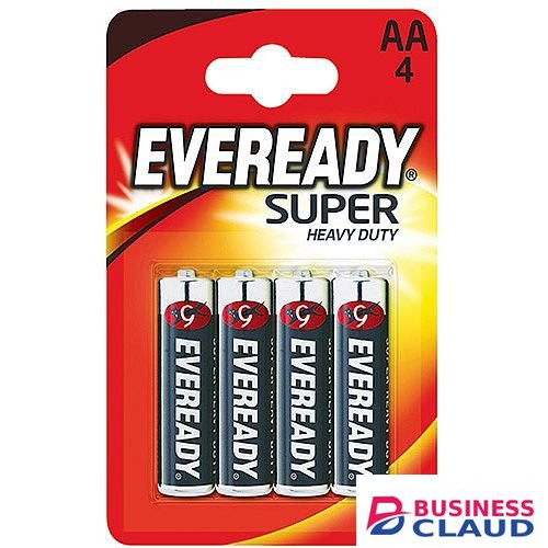 Eveready 12x4 AA Pack Black Battery