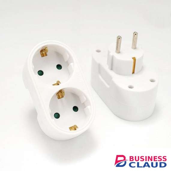 Tronic EC 16011-2 WAY EU Plug 2 Pin Power Strip