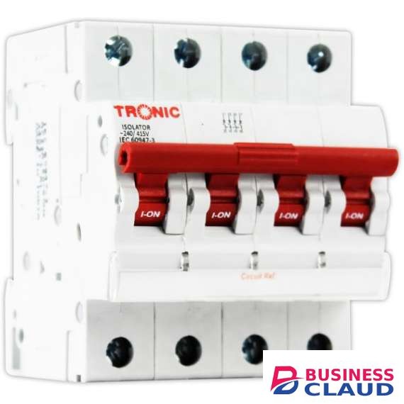 Tronic 4 Pole 100Amp Isolator