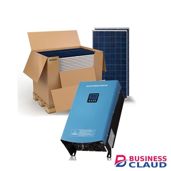 Hober 11KW Inverter & Amerisolar(280W*40 Panels) Solar Water Pumping Kit