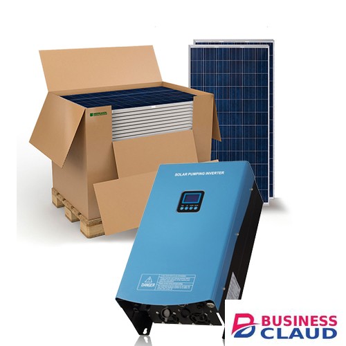 Hober 11KW Inverter & Amerisolar(280W*40 Panels) Solar Water Pumping Kit