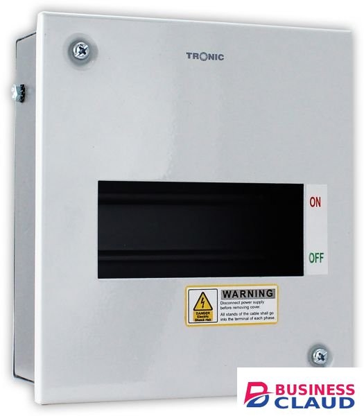 Tronic 6 Way Metal Distribution Board