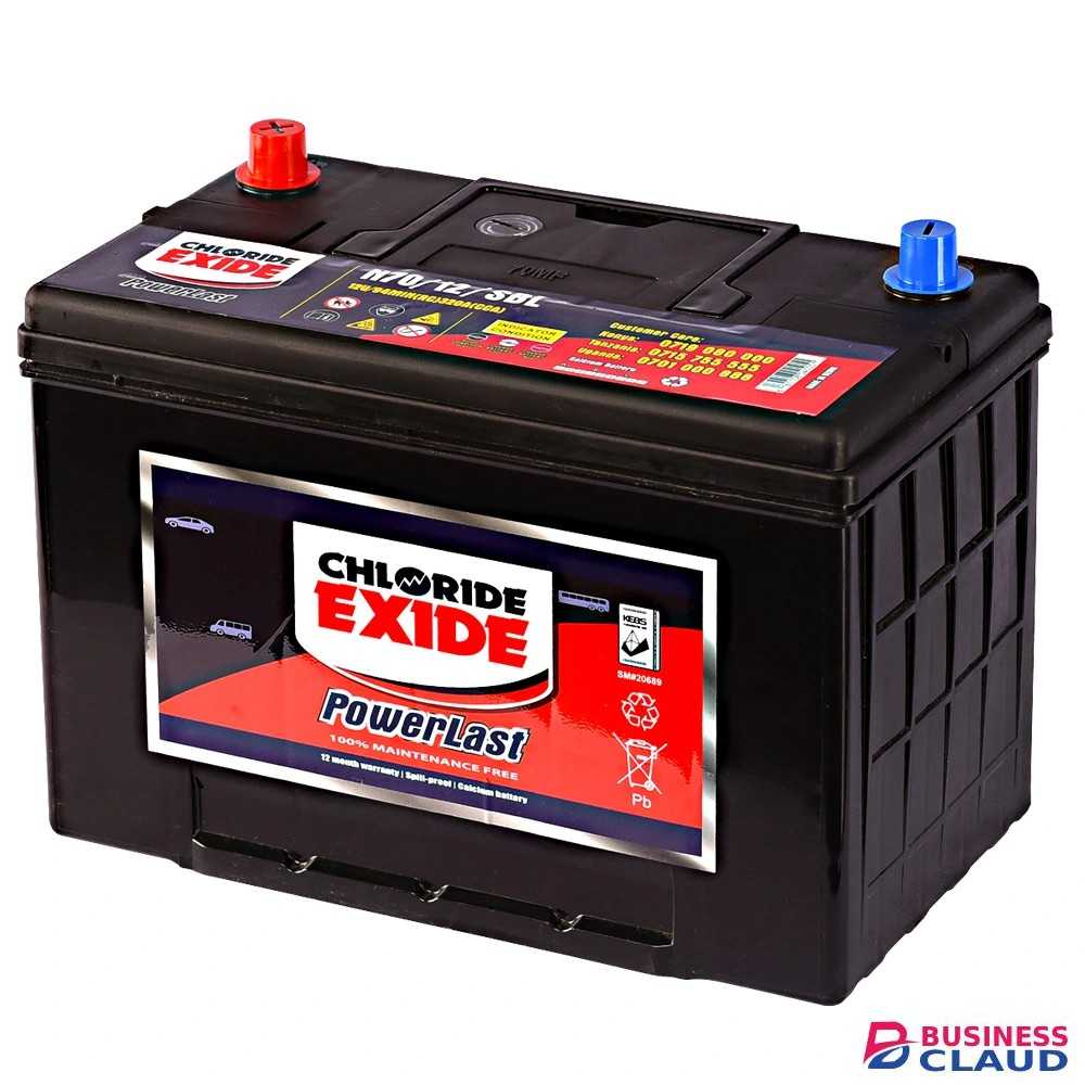 Chloride Exide N70 Flooded and Charged Automotive Battery