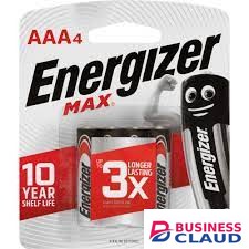 Energizer 12x4 AAA 3+1 Alkaline Battery
