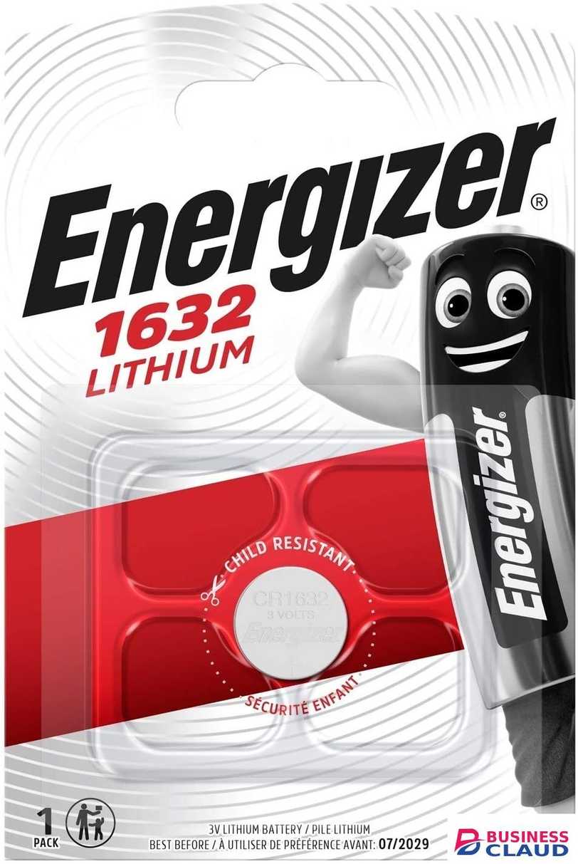 Energizer 1632 5x5 Lithium 3V Coin Cell Battery