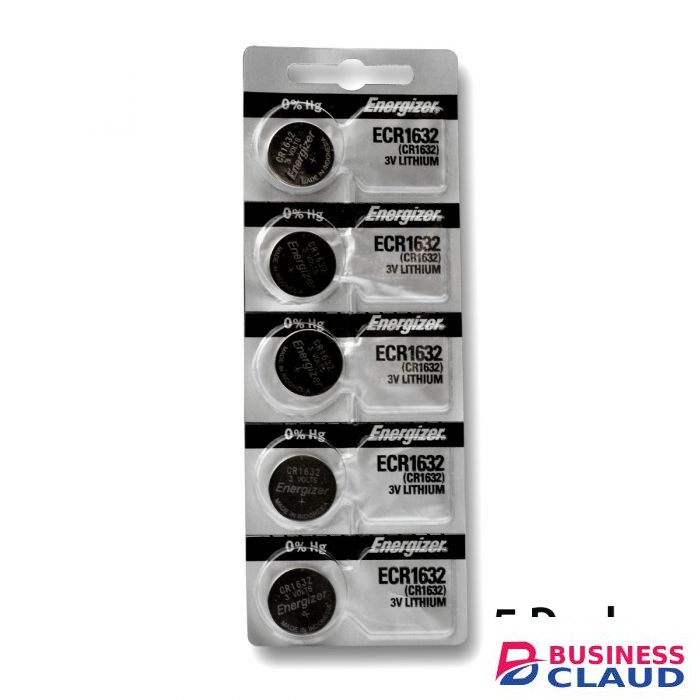 Energizer 1632 5x5 Lithium 3V Coin Cell Battery