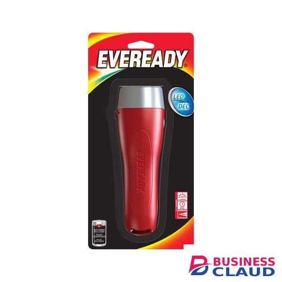 Eveready LC1L2A 2AA Bulk Red LED Flashlight