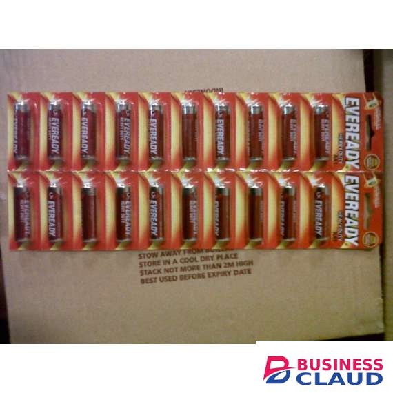Eveready 1012BP20 AAA 10x2 Red Pack Battery