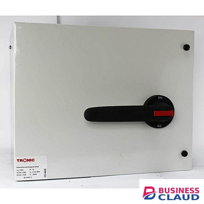 Tronic On Load Changeover 4 Pole With Encl 630A