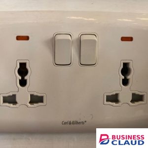 Carl and Gilberts Urban Multiplug With Neon Twin Socket