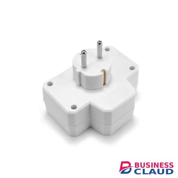 Tronic EC 1602 1-2 WAY EU Plug 2 Pin Power Strip