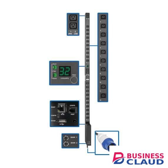 Tripplite PDUMV32HVNETLX Single-Phase Switched Power Distribution Unit
