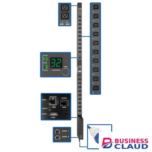 Tripplite PDUMV32HVNETLX Single-Phase Switched Power Distribution Unit