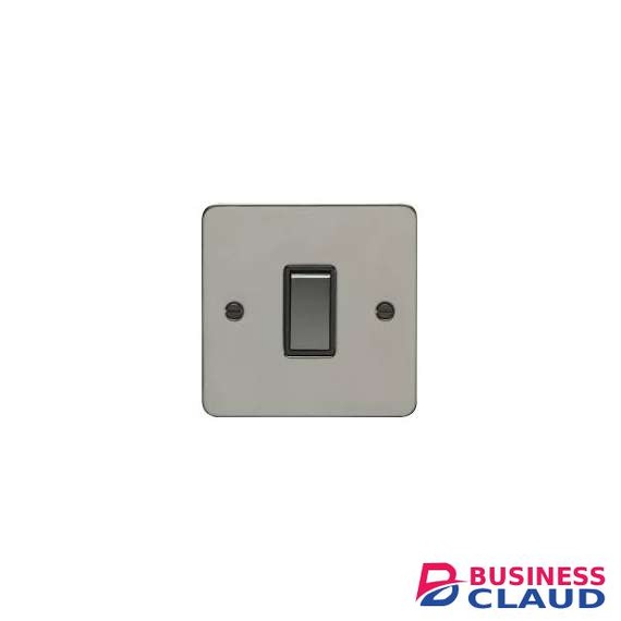Tronic SR TSNK-01 1 Gang Black Nickel Metal Switch Cover Plate