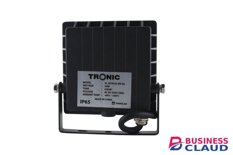 Tronic AC 85-265-BL20W 20Watts Black LED Floodlight