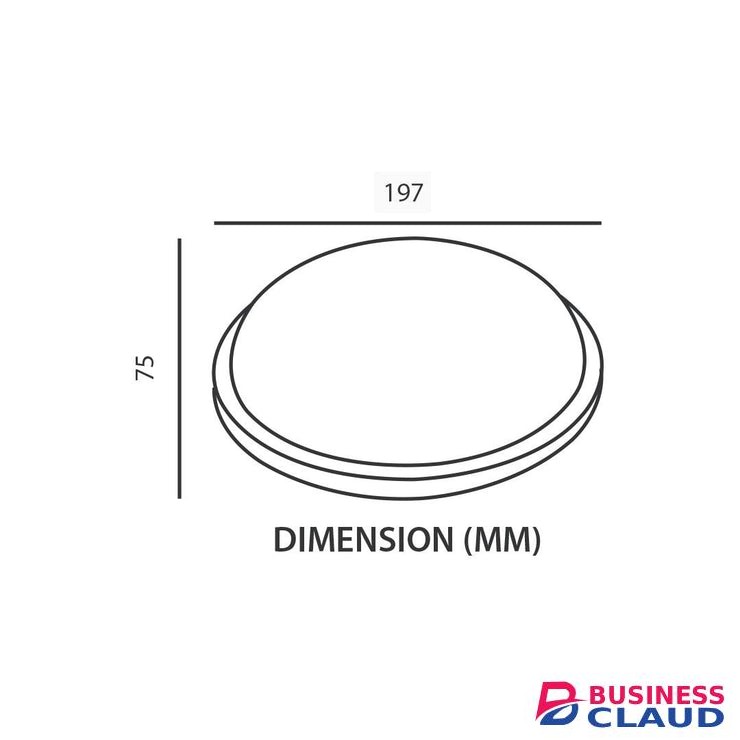 Tronic CL J600-08-WH-DL 8W White Round LED Bulkhead