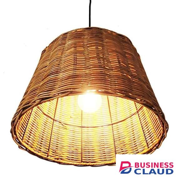 Tronic PL 0914-24-BR Rattan Weave Pendant Lamp