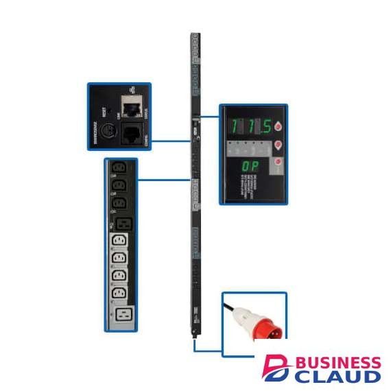 Businessclaud.com PDU3XVSR6G20 3-Phase Switched Power Distribution Unit