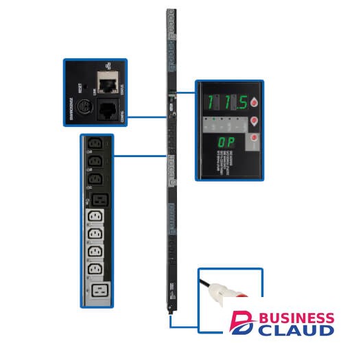 Businessclaud.com PDU3XVSR6G20 3-Phase Switched Power Distribution Unit