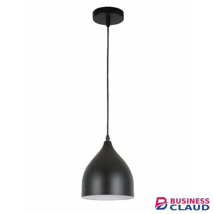 Tronic PL 7815-BK-WH Small Black Dome Pendant