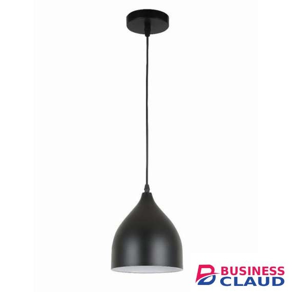 Tronic PL 7815-BK-WH Small Black Dome Pendant