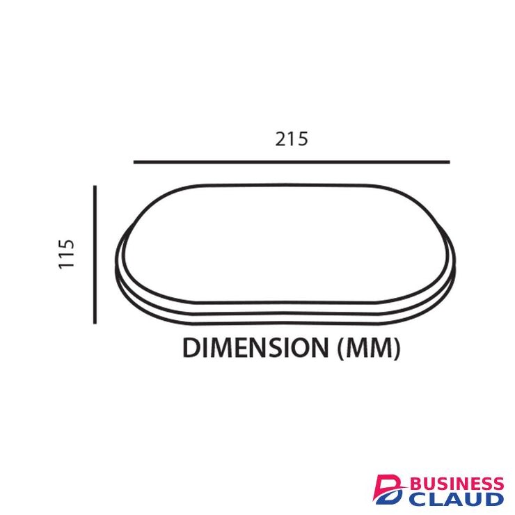Tronic CL OV15-WH-DL 15W White Oval LED Bulkhead