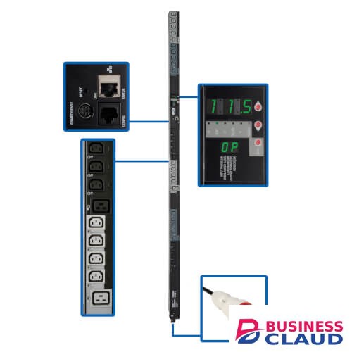 Businessclaud.com PDU3XVS6G20 3-Phase Switched Power Distribution Unit