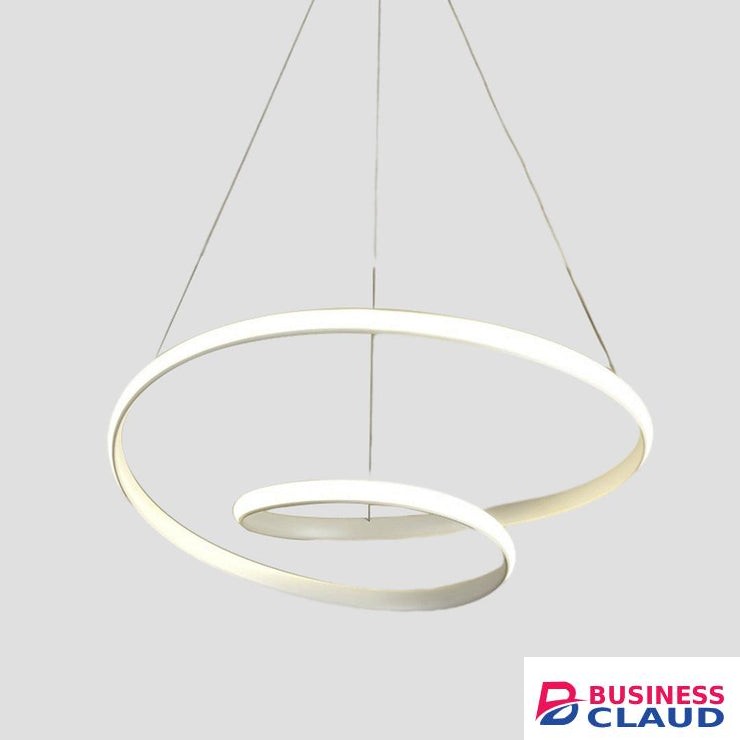 Tronic WH 2021-0404-TC Sleek Twisted LED Hanging Light