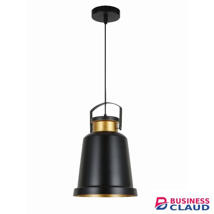 Tronic PL 7813-01-BK Black Modern Industrial Pendant